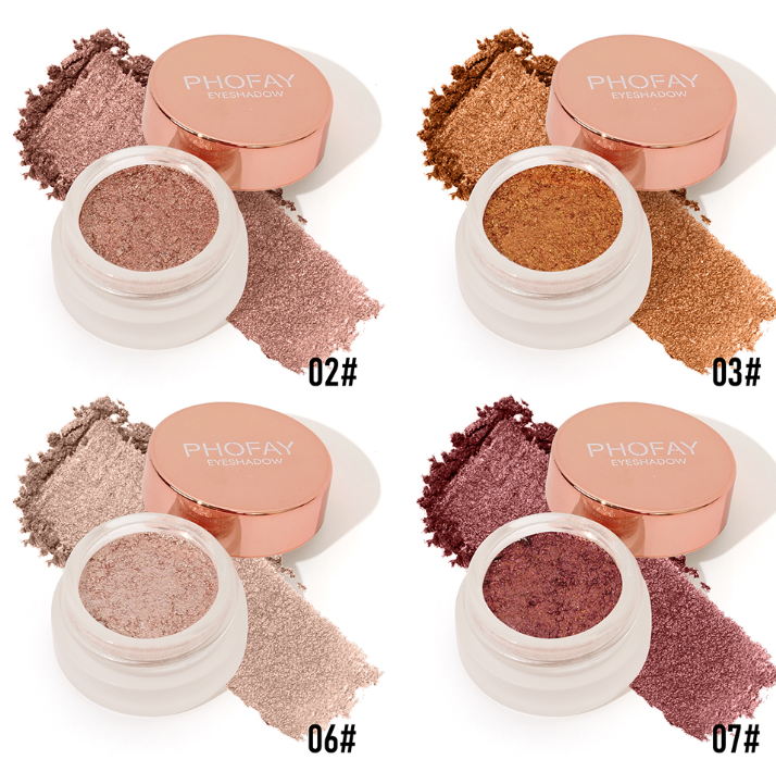 Mashed Potato Eyeshadow - Long-Lasting Iridescent Shimmer Makeup