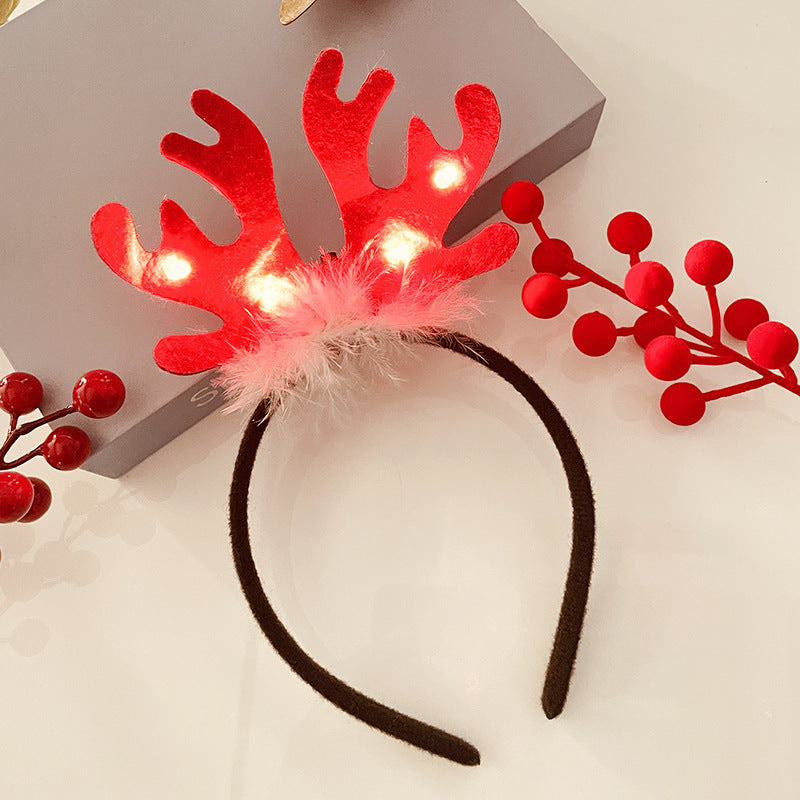 Christmas Light Headband for Women – Snowflake & Holiday Styles
