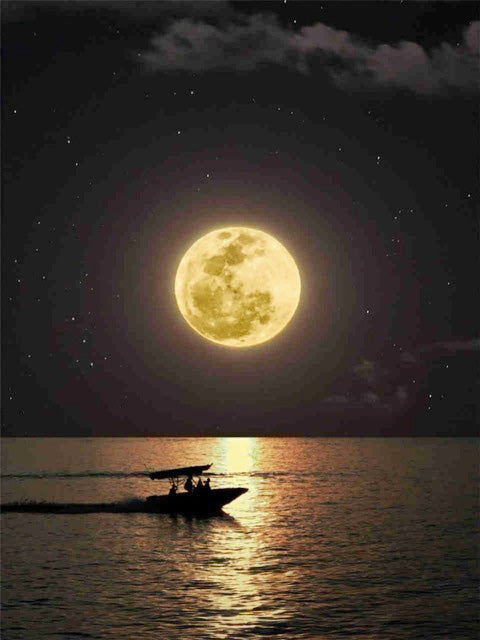 DIY Moon Full Square Diamond Painting Embroidery Home Decor