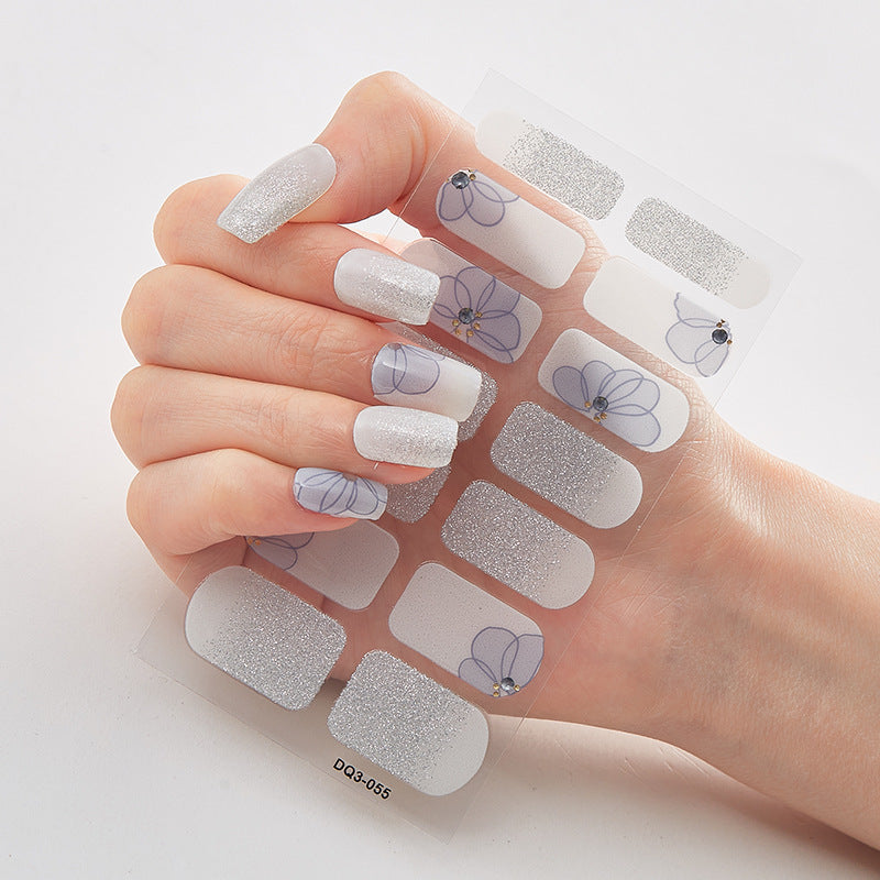 Laser Nail Polish Film Stickers Butterfly Pattern Nail Art Decals