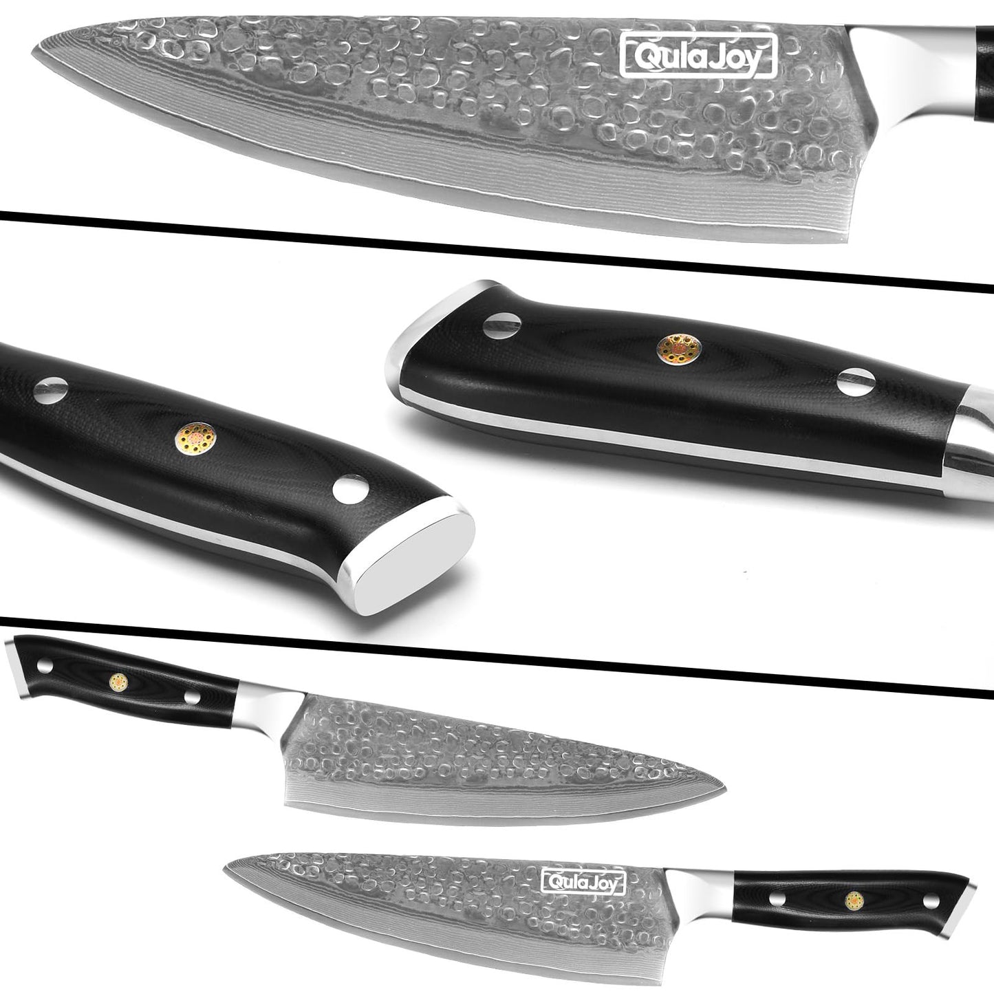 8-Inch Professional Chef Knife - VG-10 Damascus Steel Blade