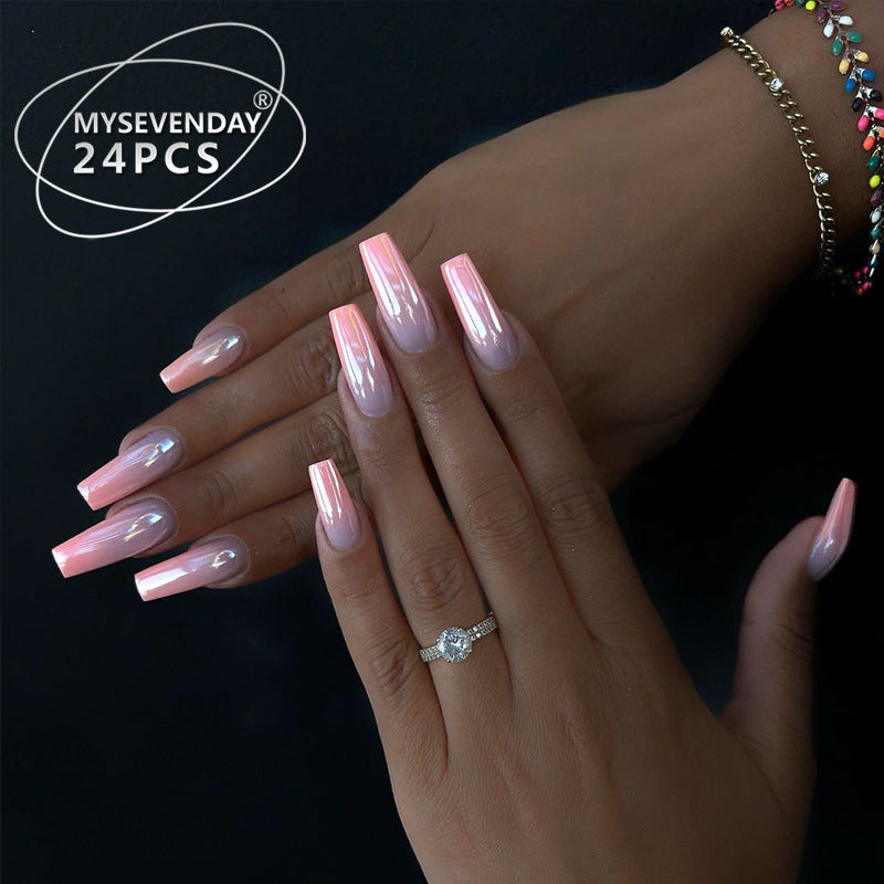 24-Piece Nail Art Sticker Kit with French & Star Designs for Nails