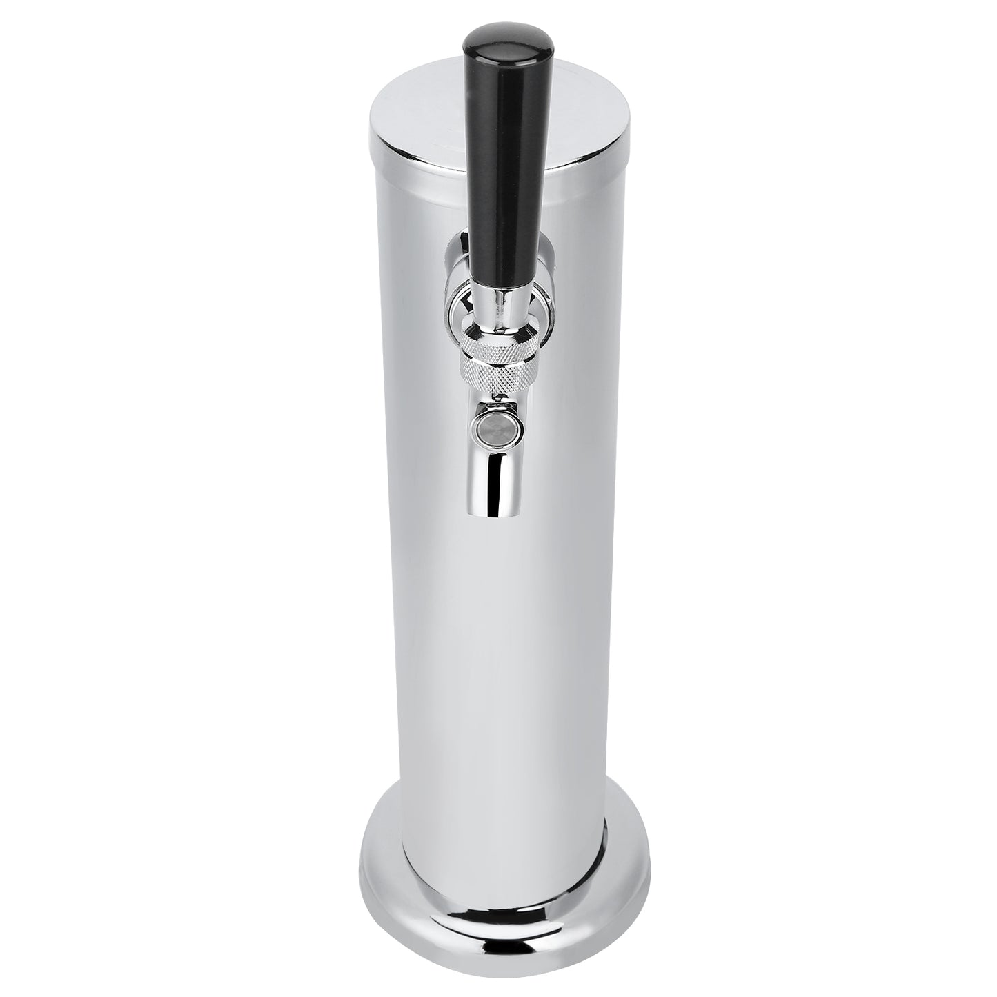 Stainless Steel Beer Tap Tower with Single Faucet Dispenser