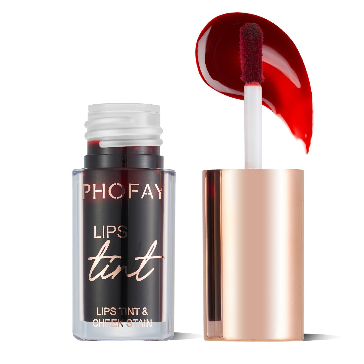 Long-Wearing Hydrating Lip and Cheek Tint - Multi-Use Liquid Stain