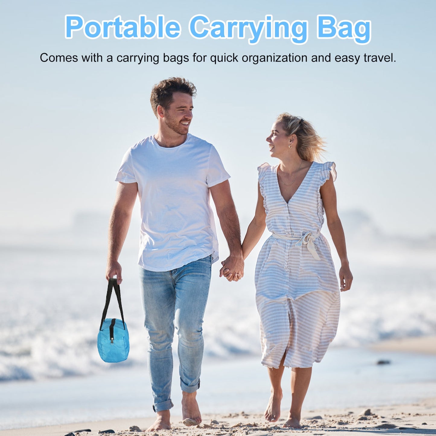 4-6 Person Beach Tent Canopy - Waterproof with Carry Bag