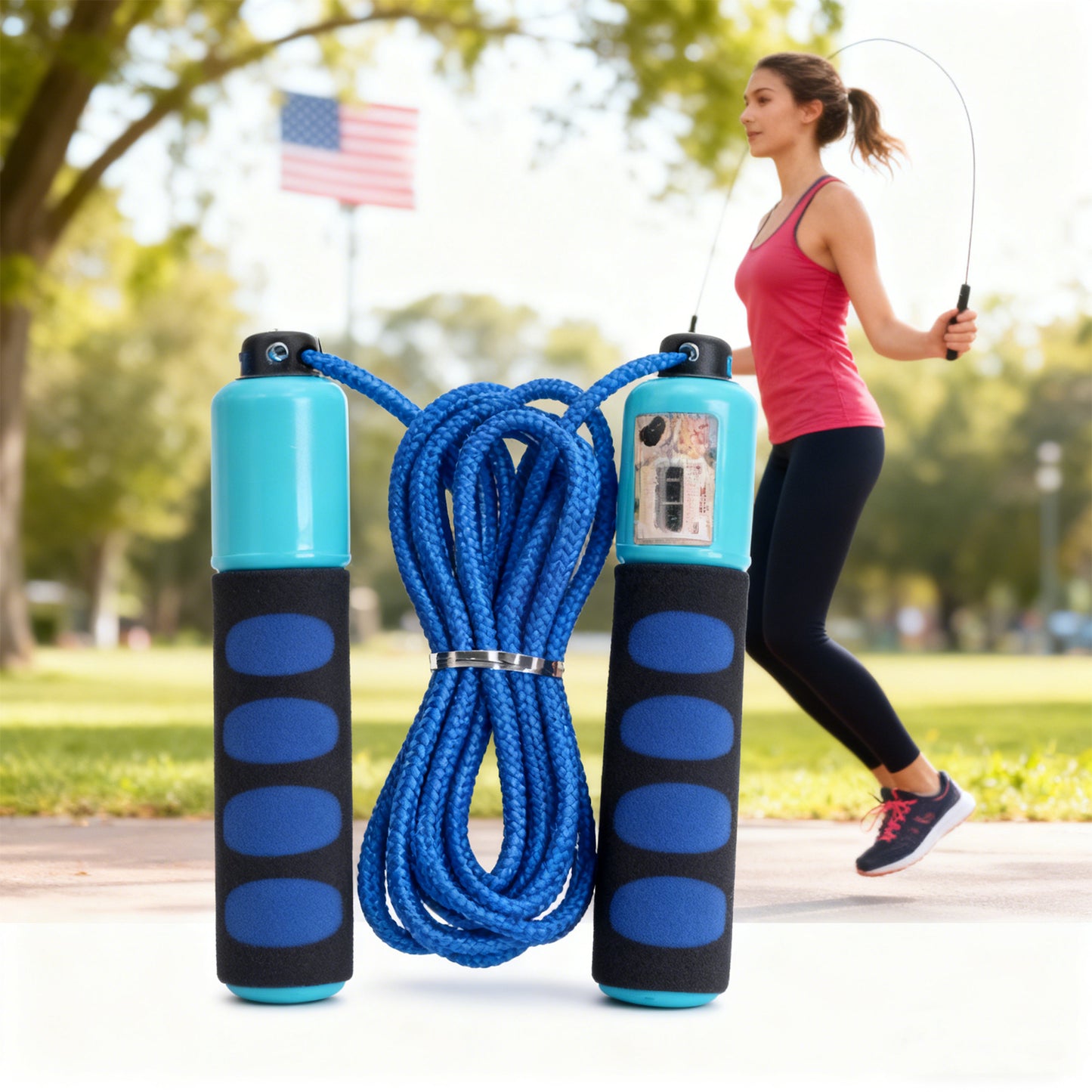 Rope with Counter for Fitness Training - Multiple Colors