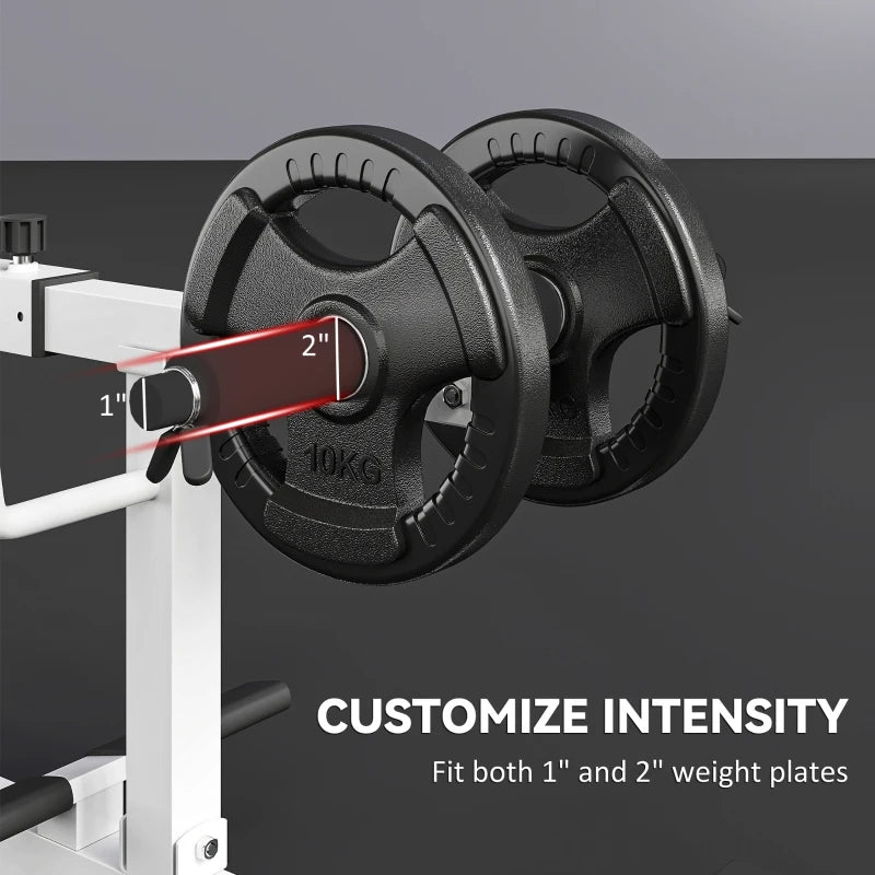 Adjustable Seated Calf Raise Machine - Brown Steel Gym Equipment