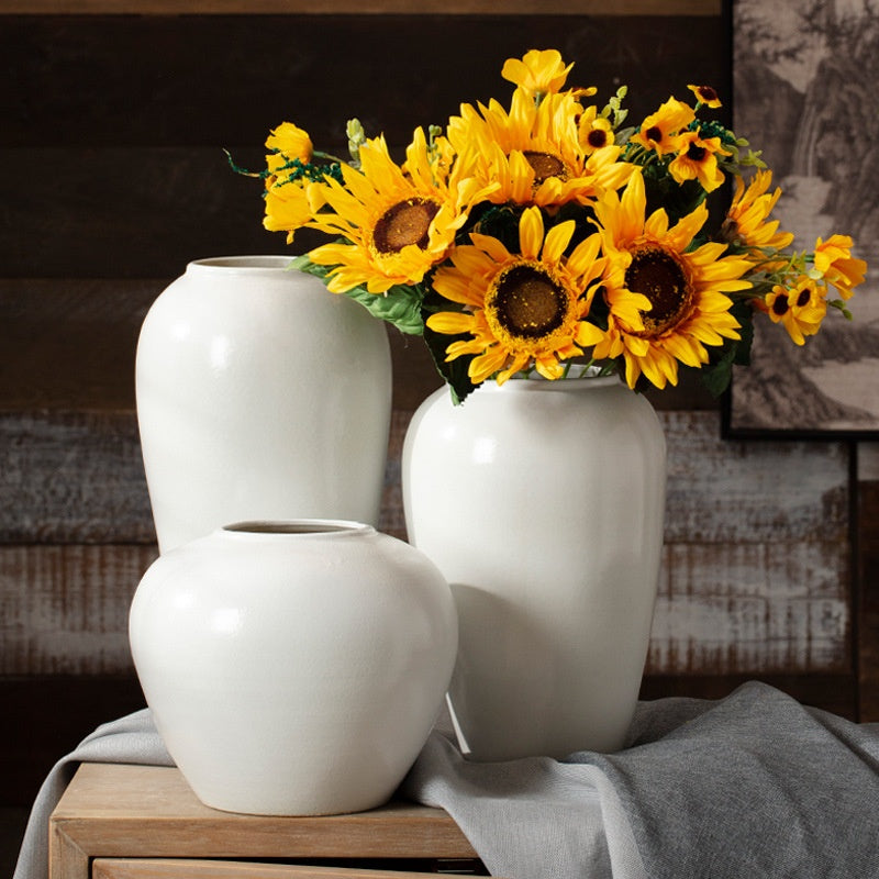 Modern Ceramic Vase for Dried Flowers & Home Decor - Nordic Style
