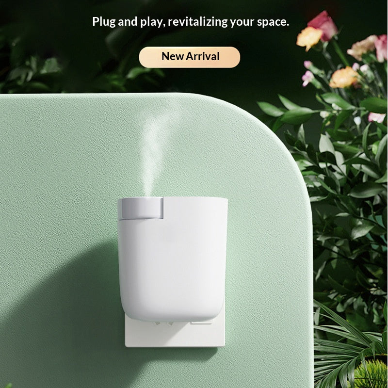 Smart Wall-Mounted Aroma Diffuser with App Control, 2 Mist Outlets
