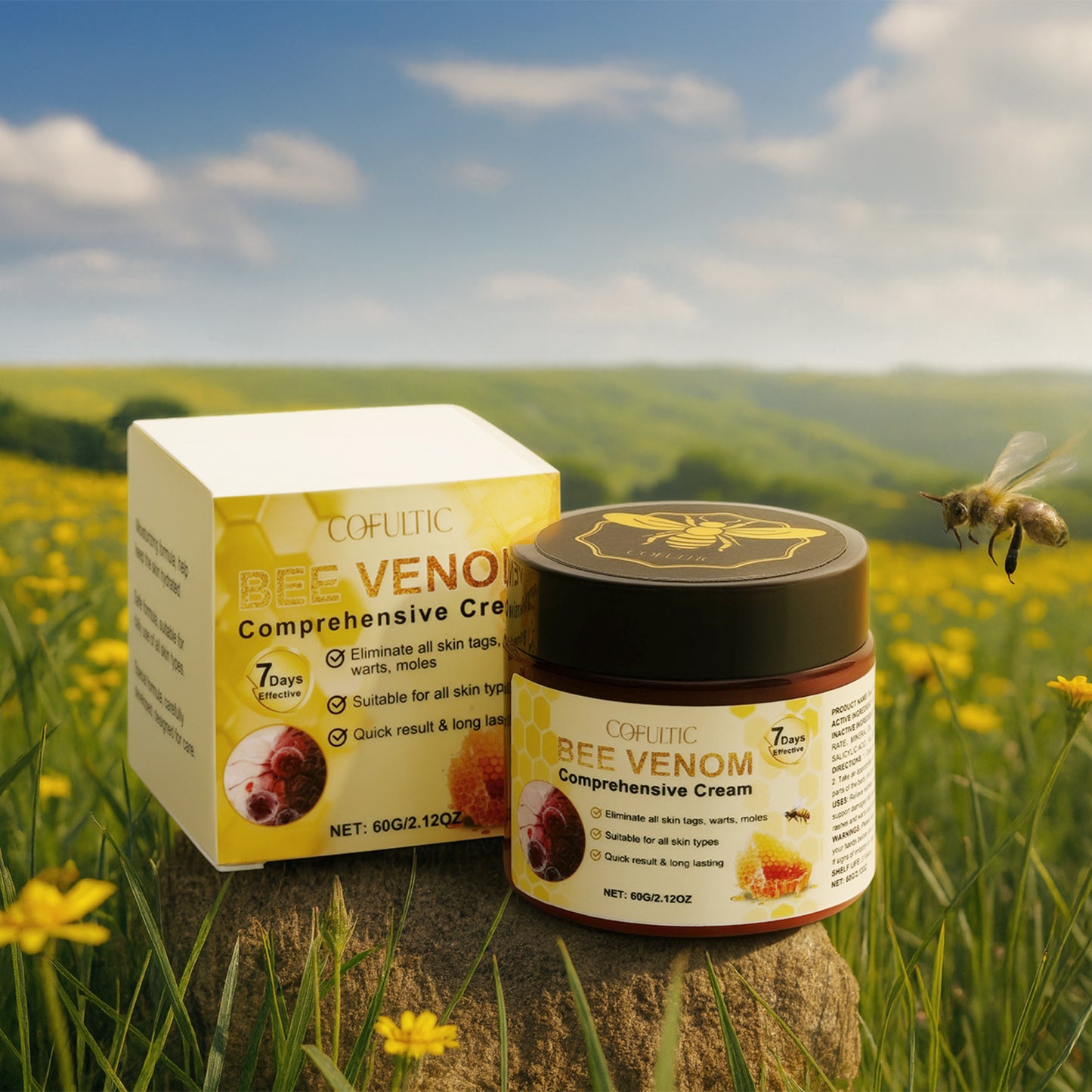 Bee Venom Anti-Aging Face Mask - Hydrating & Firming Skin Care Cream