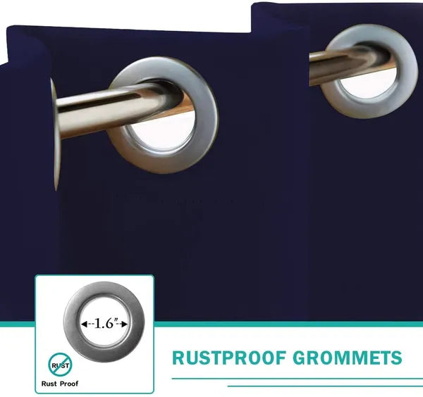 Luxurious Wool Outdoor Curtain 50x96 Inches - Sound-Absorbing Design