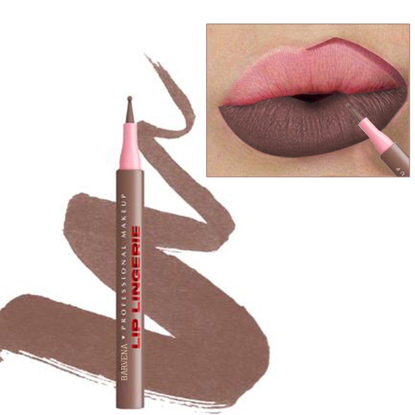 Matte Lip Liner Pencil with Full 3D Outline - Multiple Shades