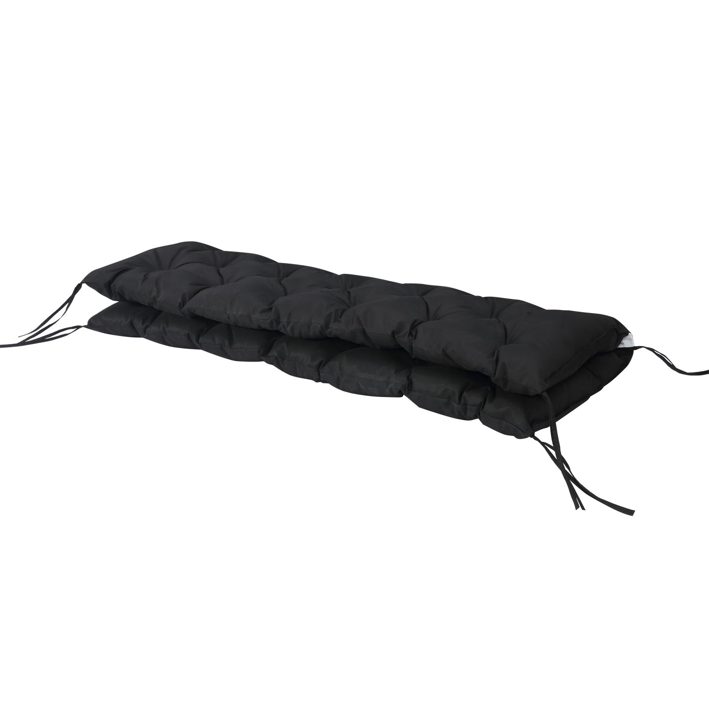59" x 38" Outdoor Bench Cushion for 3-Seater Furniture - Black