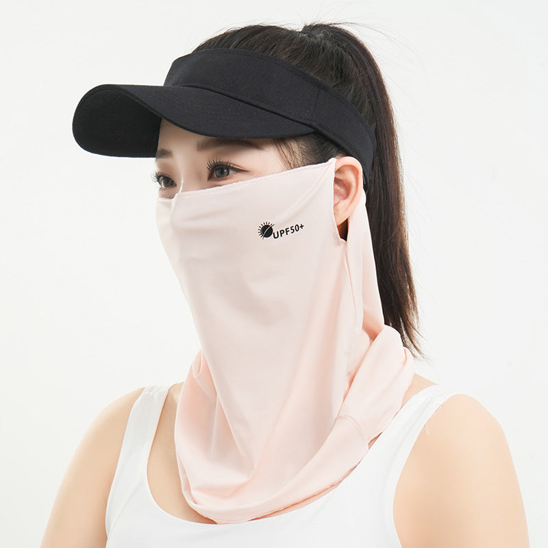 Breathable Face Mask with UV Protection & Neck Ear Hanging