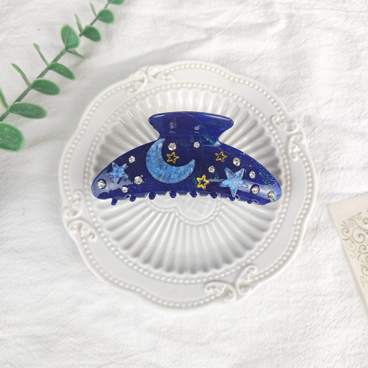 Oversized Star Moon Barrettes