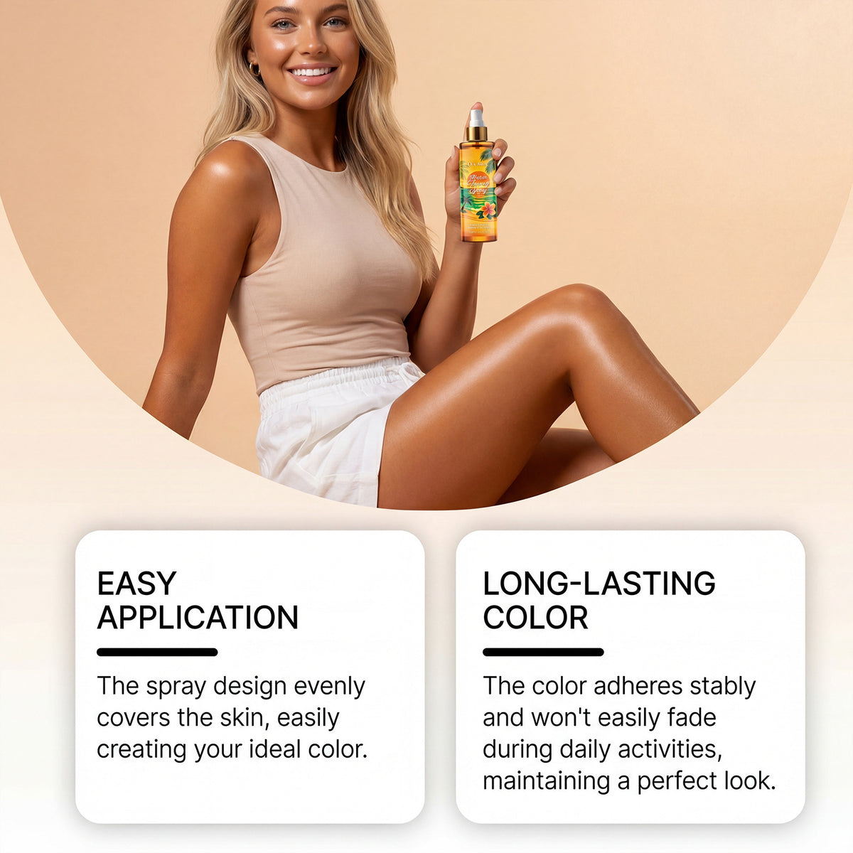 Darkening Spray for Tanning - Outdoor Body Self-Tanner 100ml