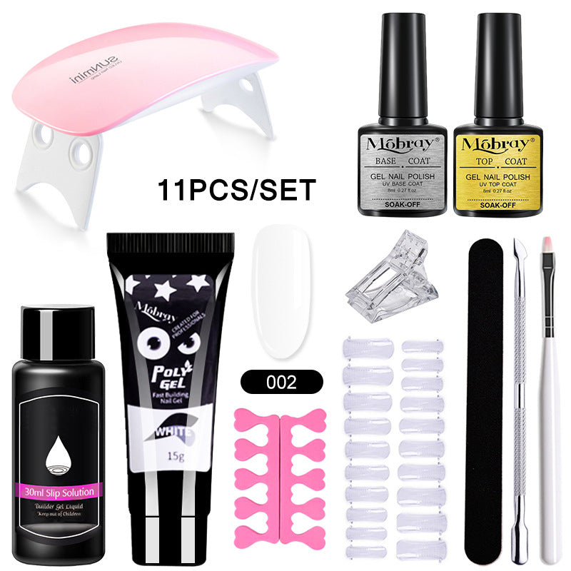 Crystal Extension Nail Glue Manicure Set - 15ML