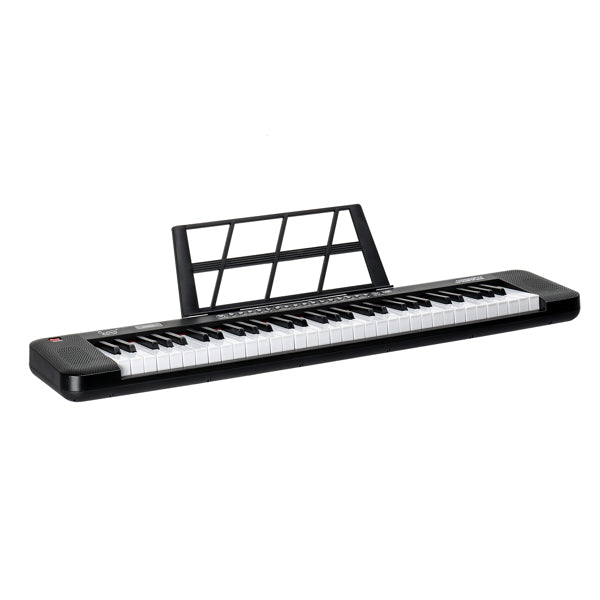 61-Key Electronic Keyboard with Light-Up Display & Stool Set