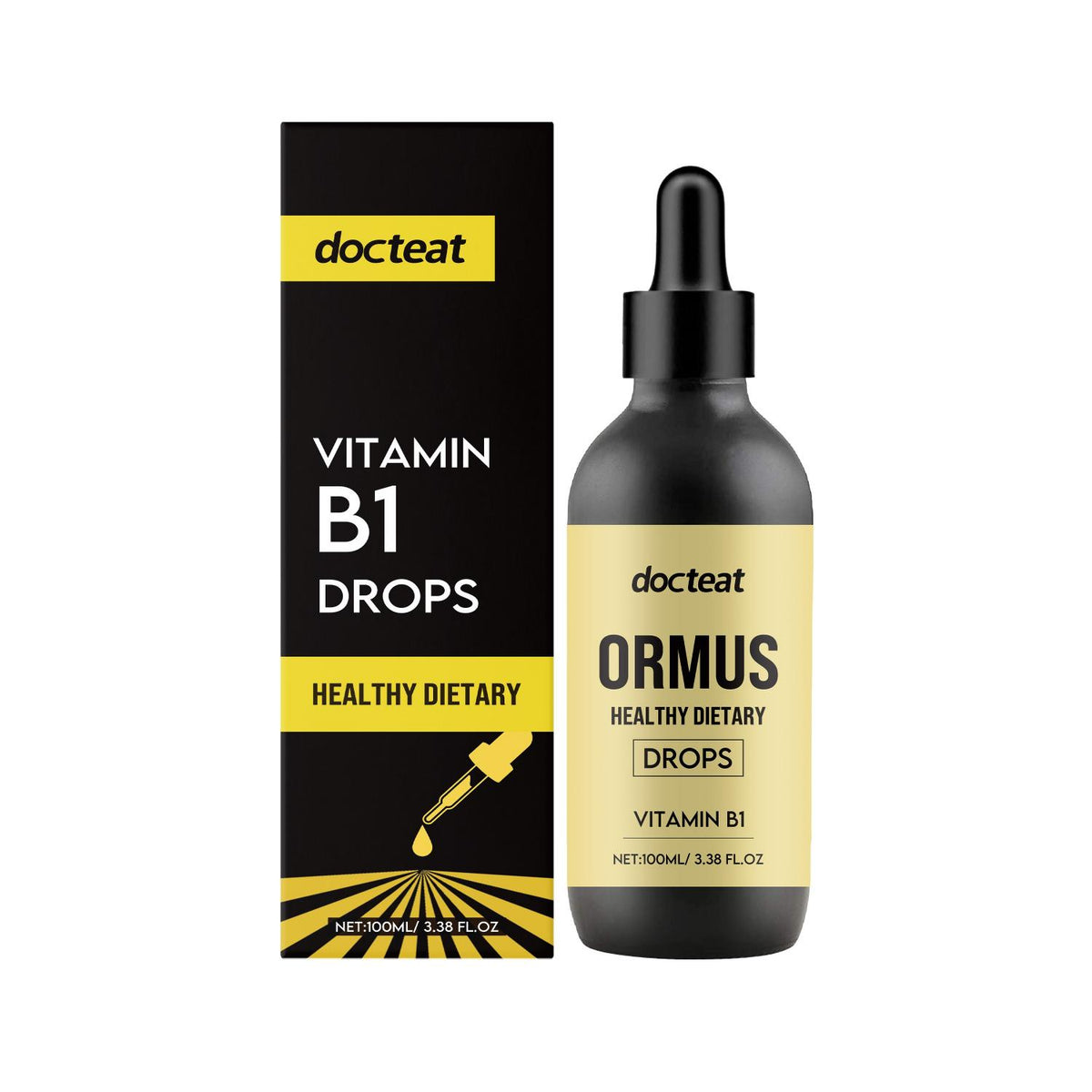Healthy Dietary Drops with Mint & Herbal Extracts - 100ml