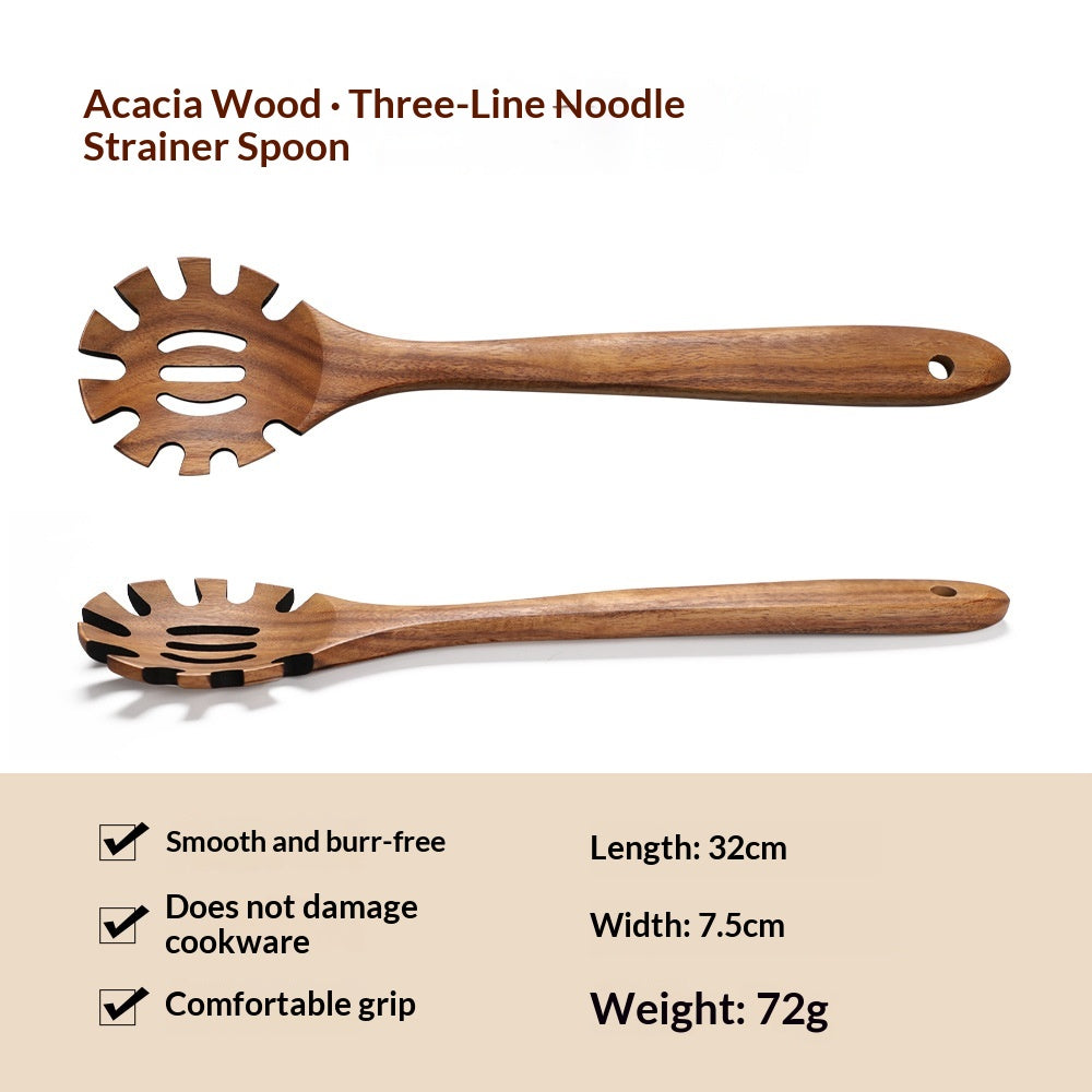 Spatula Soup Ladle And Wooden Turner Set In Teak
