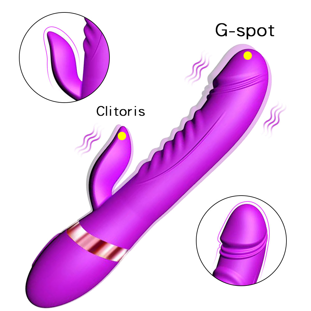 G-Spot Vibrator with Smart Heating - 2-in-1 Adult Toy
