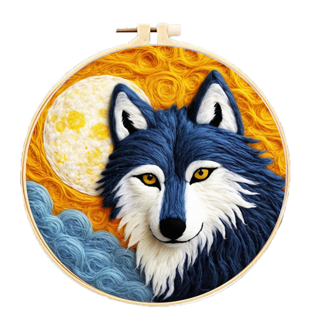 Embroidery Needle Felt Blanket Painting Kit - House Decor & Crafts