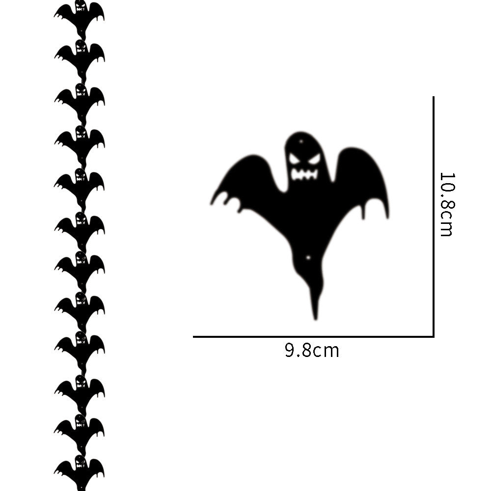 Halloween Non-Woven Bat String Decoration - Festive Party & Home Decor