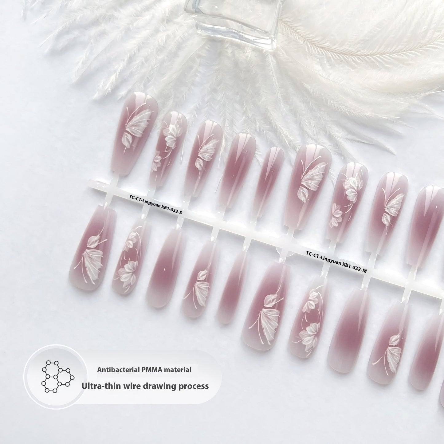 Ancient Style Wind Nail Art Stickers for Elegant Manicures - Bright Surface