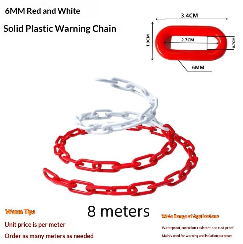 Retractable Traffic Cone Set with Lights & Chain for Road Safety
