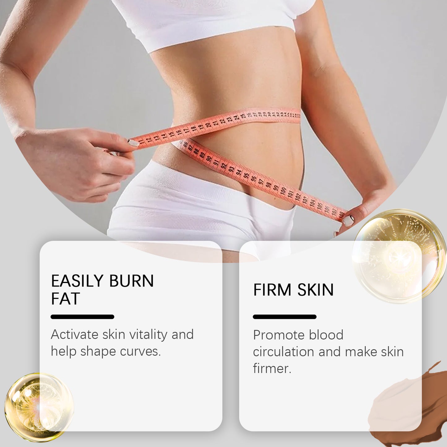 Firming Body Massage Cream with Ginger & Coffee Extract - Multiple Sizes