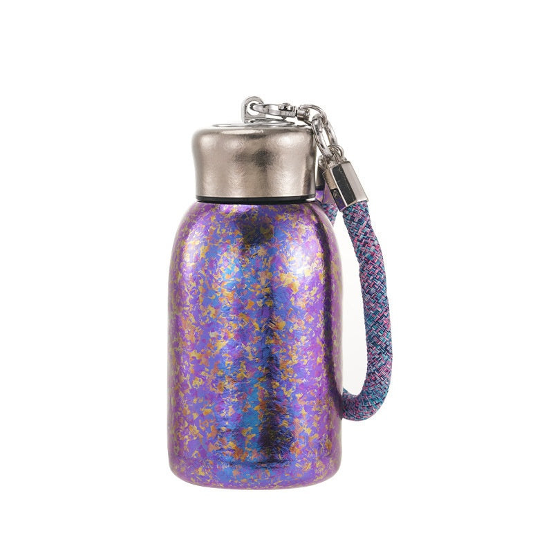 Small-Capacity Insulated Titanium Cup - Portable, Keeps Drinks Warm or Cold