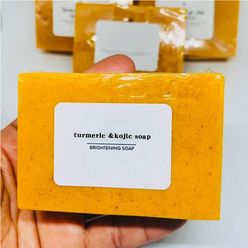 Lemon Turmeric Face Soap Bar - Natural Brightening & Hydrating Cleanser