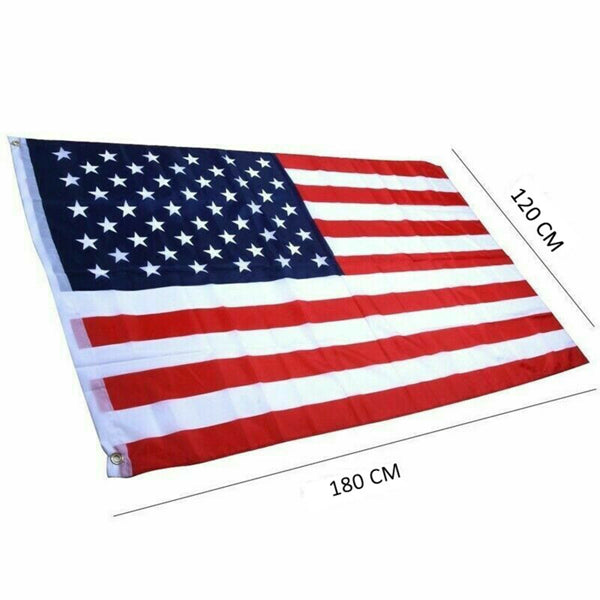 4x6FT American Flag - Durable Nylon with Brass Grommets