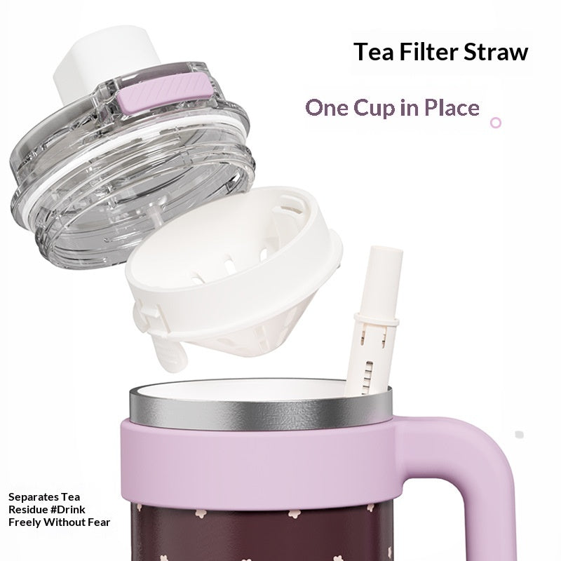 Large Capacity Ceramic Covered Water Bottle with 316L Inner Tank – Multiple Styles & 1200ML