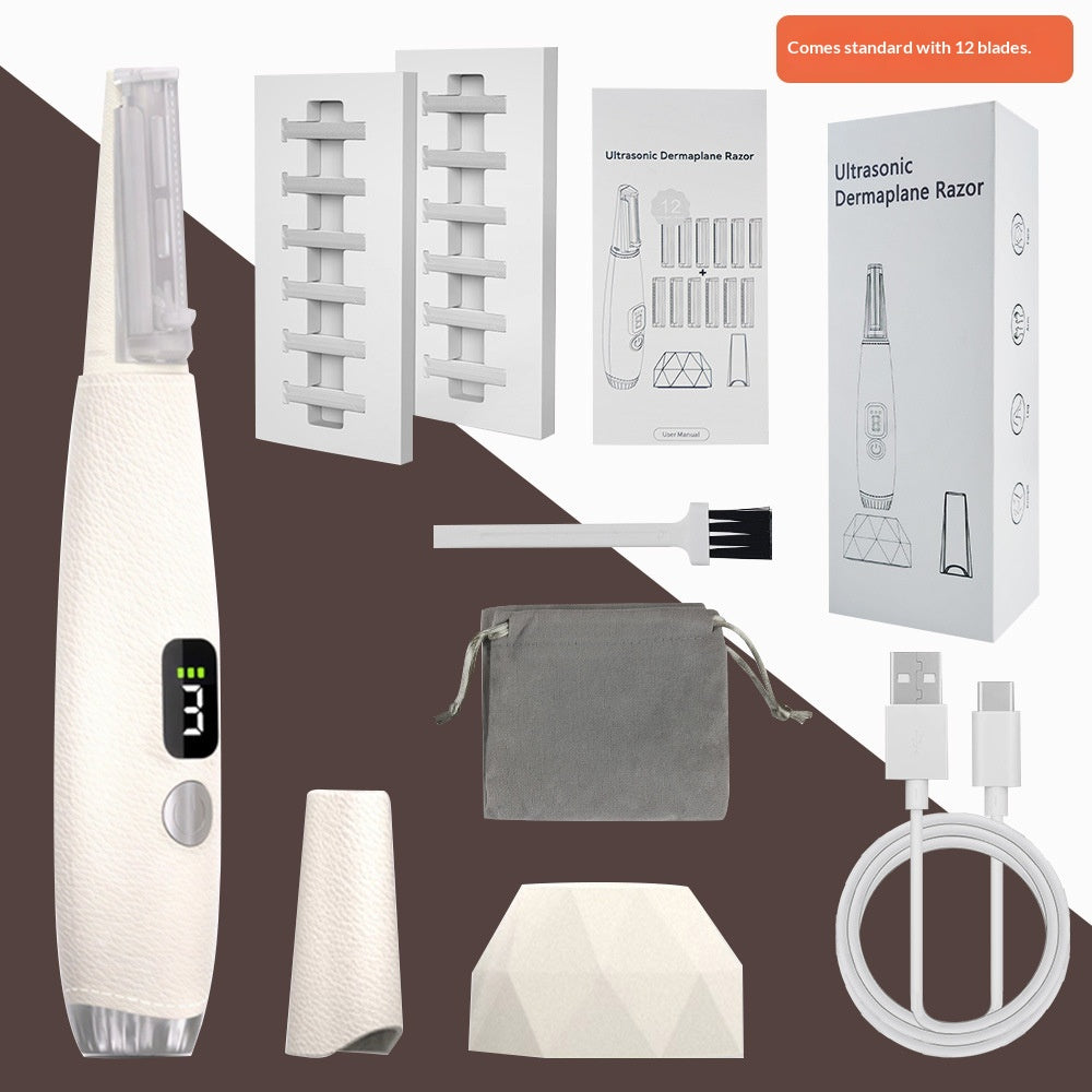 Electric Facial Hair Removal Device - Rechargeable, Gentle & Painless Skin Care