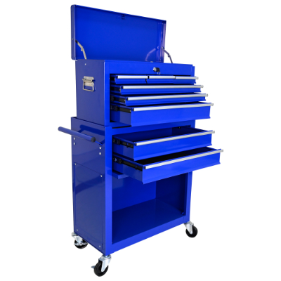High Capacity Rolling Tool Chest with 8 Drawers and Lockable Storage