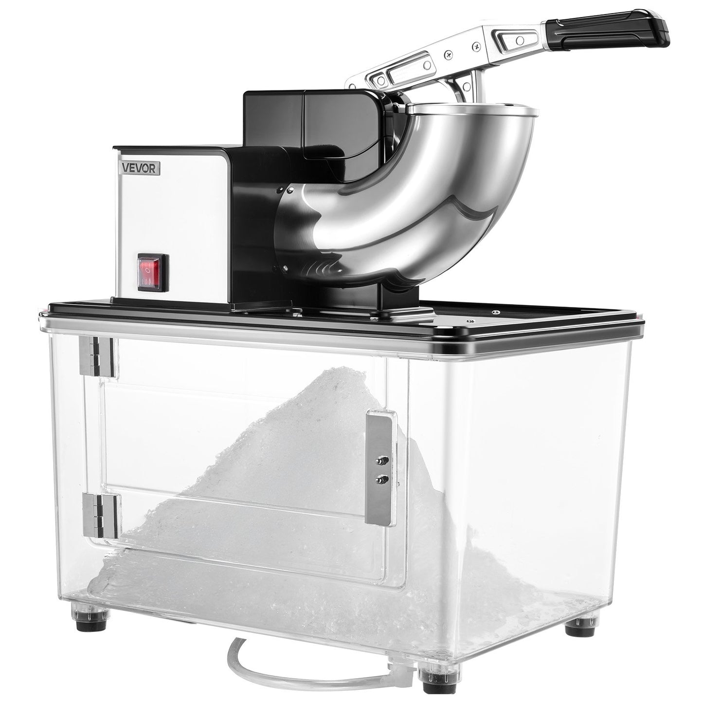 Electric Snow Cone Maker & Ice Crusher 661LBS/H Commercial Shaved Ice Machine