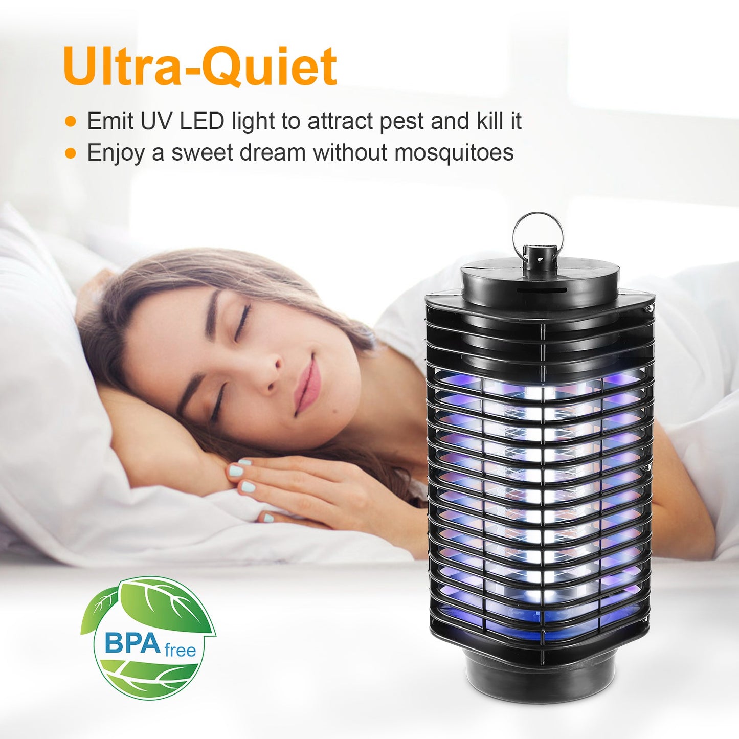 Electric Bug Zapper - UV Light Insect Killer for Home & Restaurant