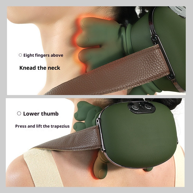 Electric Neck And Shoulder Muscle Massager Wireless Back Kneading
