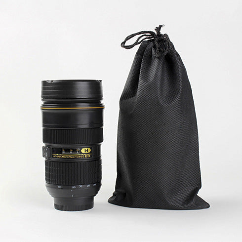 Creative 300ml Double-Layer Water Bottle with Lens Design - Universal Use
