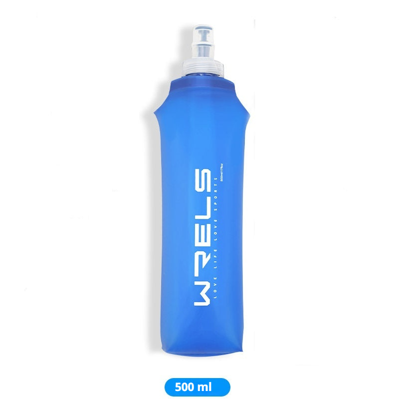 600ml Silicone Water Bottle for Cycling Running Outdoor Sports Hydration