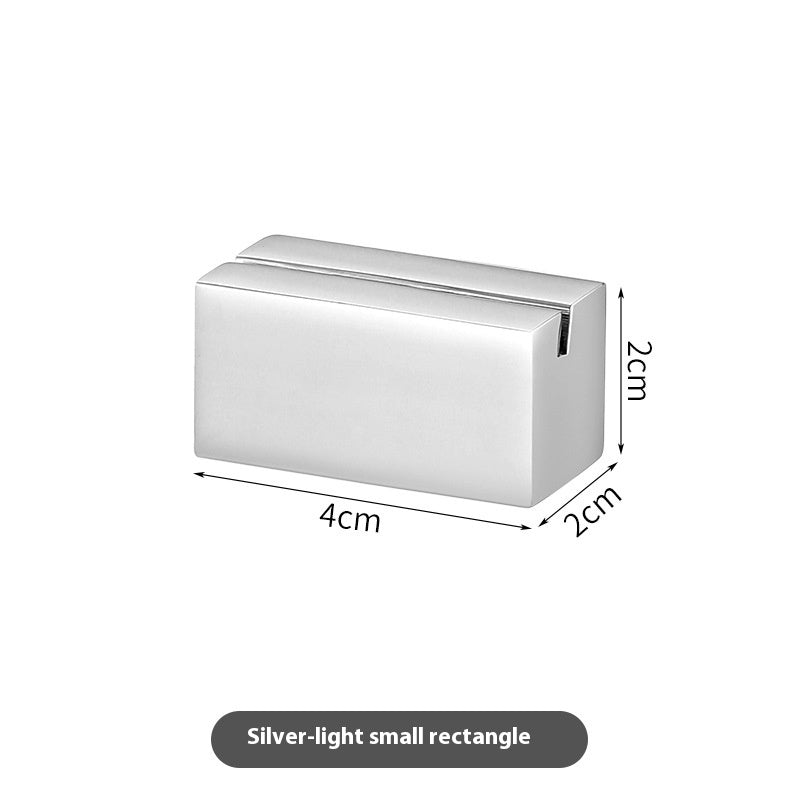 Minimalist Stainless Steel Seat Plate for Home and Garden Decor