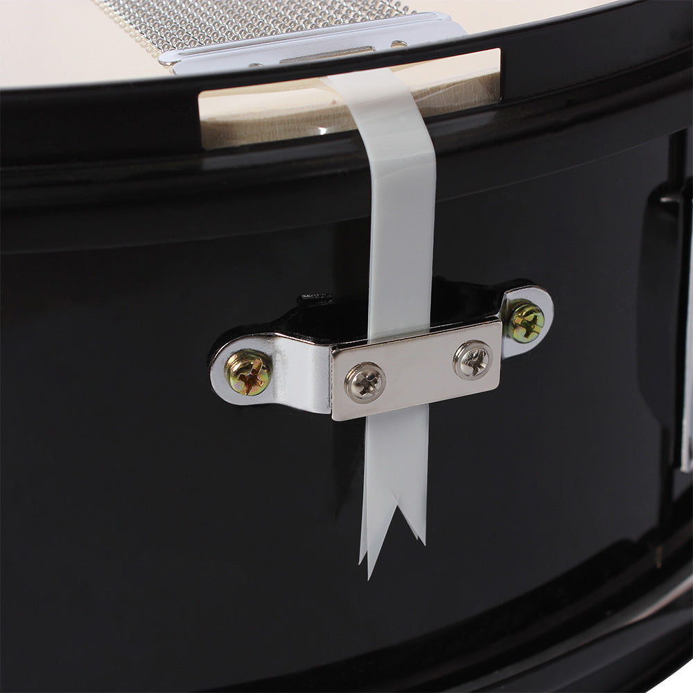 14 Inch Professional Marching Snare Drum Set - Black