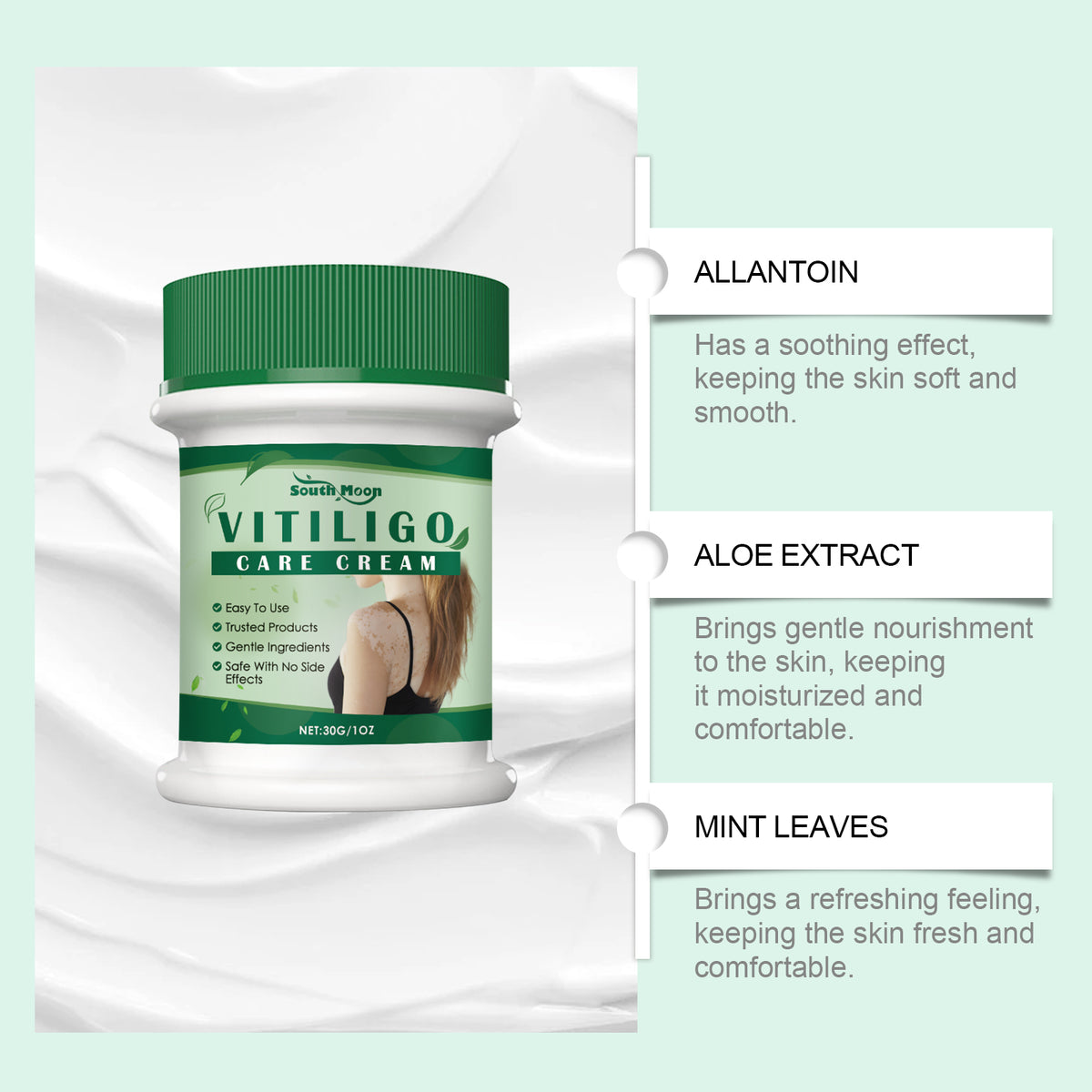 Body Skin Care Cream with Aloe & Mint 30g