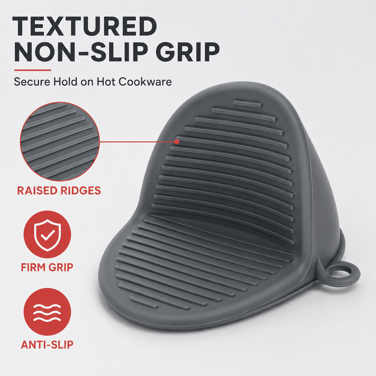 Heat-Resistant Silicone Oven Glove Clips - Anti-Scalding Non-Slip Baking Accessories