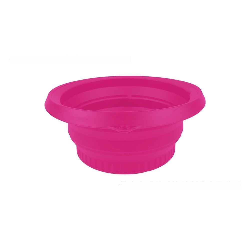 Foldable Silicone Ice Basin with Handles - Multi-Color Home Bathroom Storage