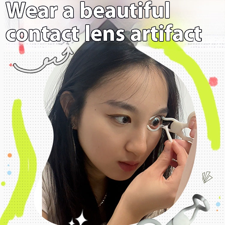 Portable Big Eye Contact Lens Clip Aid for Comfortable Wearing