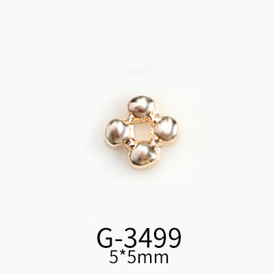 Diamond-Studded Nail Art Accessories with Zircon - Multiple Styles