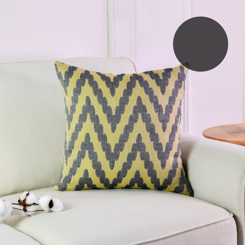 Nordic Style Back Cushion for Office Bedside Fabric Pillow Set