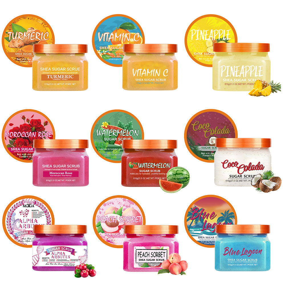Moisturizing & Skin Lightening Facial Scrub with Exfoliating Sugar - 650g